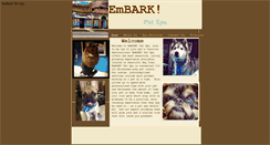 Desktop Screenshot of embarkpetspa.com